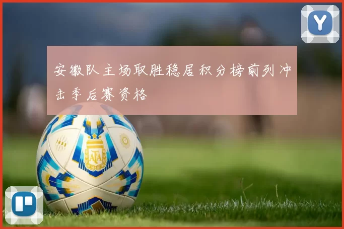 安徽队主场取胜稳居积分榜前列冲击季后赛资格